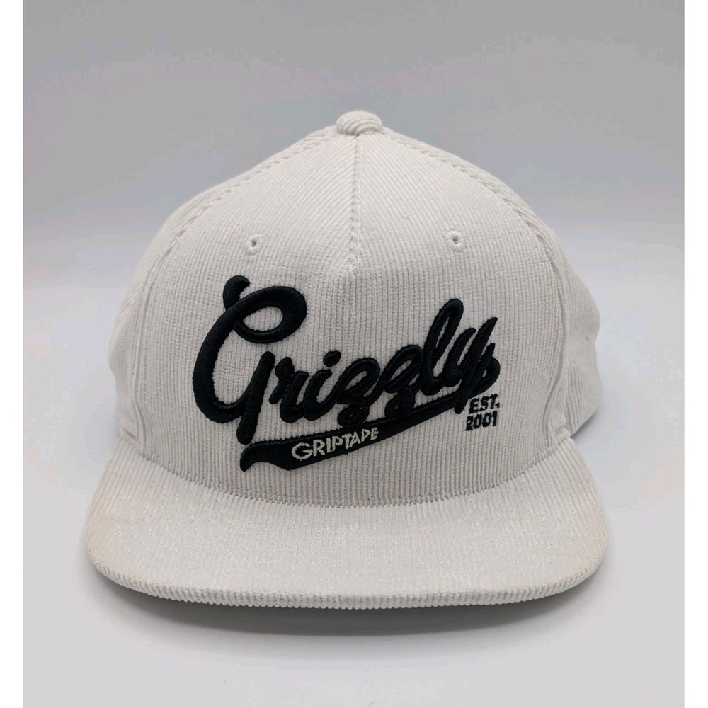 Diamond Co Grizzly GRIPTAPE Men Baseball Cap Corduroy White